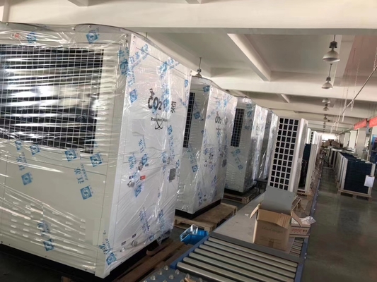 CO2 R744 এয়ার সোর্স ওয়াটার সোর্স হিট পাম্প 37kw কমার্শিয়াল গরম জলের জন্য