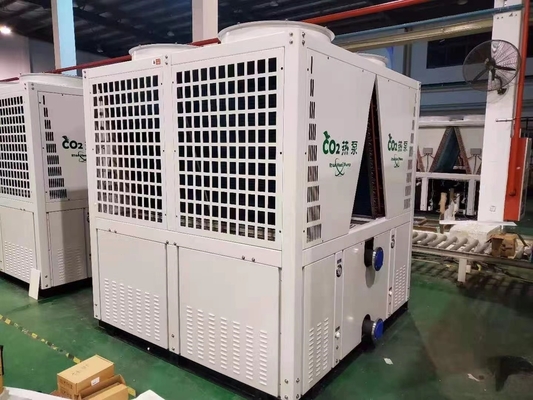 CO2 R744 এয়ার সোর্স ওয়াটার সোর্স হিট পাম্প 37kw কমার্শিয়াল গরম জলের জন্য