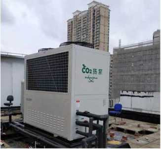 R744 CO2 এয়ার টু ওয়াটার হিট পাম্প 160kW কমার্শিয়াল কুলিং গরম জল গরম করার জন্য