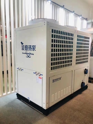 কসাইখানার জন্য 52Kw R410A নিম্ন তাপমাত্রা পরিবর্তনশীল ফ্রিকোয়েন্সি ক্যাসকেড হিট পাম্প