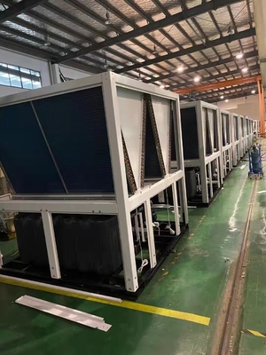 কসাইখানার জন্য 52Kw R410A নিম্ন তাপমাত্রা পরিবর্তনশীল ফ্রিকোয়েন্সি ক্যাসকেড হিট পাম্প
