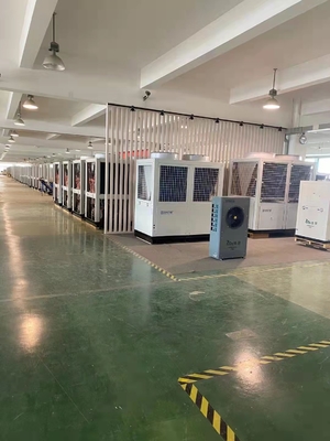 কসাইখানার জন্য 52Kw R410A নিম্ন তাপমাত্রা পরিবর্তনশীল ফ্রিকোয়েন্সি ক্যাসকেড হিট পাম্প